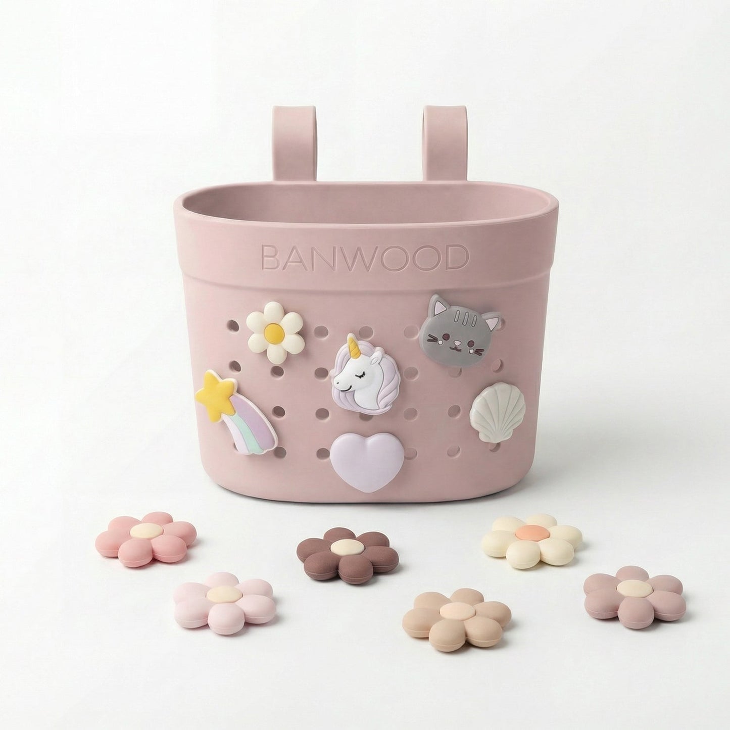 Pin & Ride Basket Banwood - Fadedpink