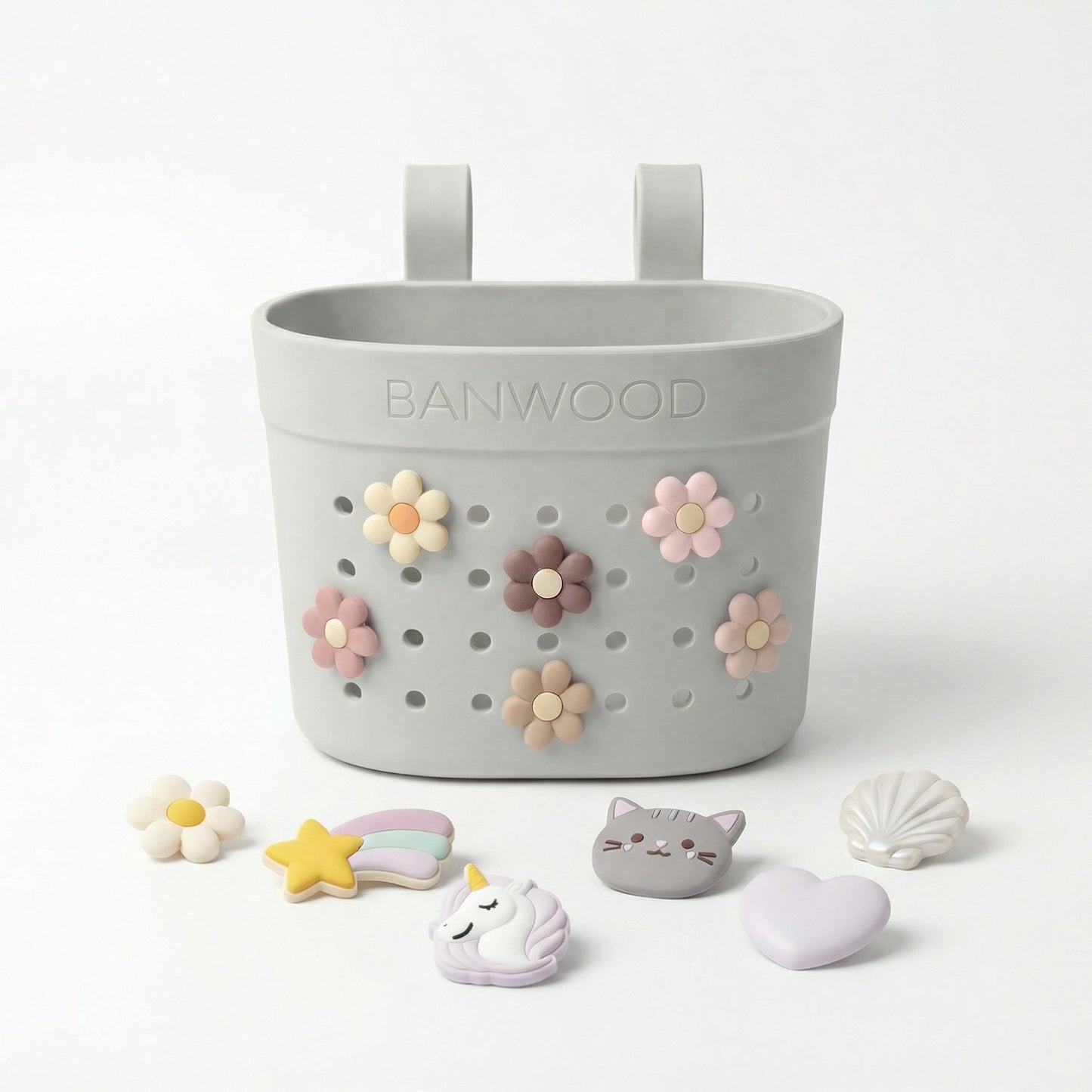 Pin & Ride Basket Banwood - Ivory
