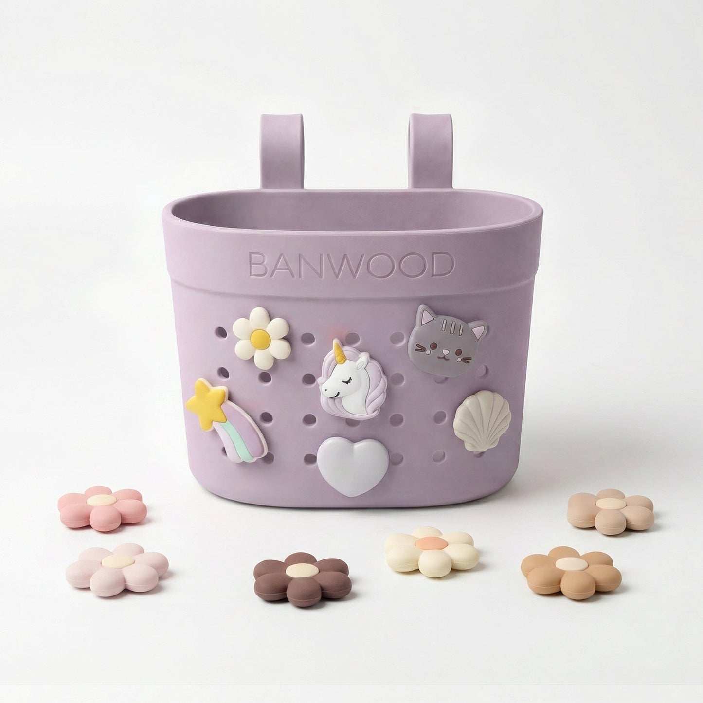 Pin & Ride Basket Banwood - Lavender