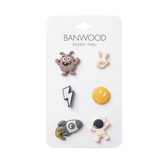 Banwood Basket Pins - Space